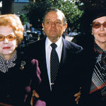 1979, November 28 - with Loretta Young and unknown companion arriving at the funeral service for Merle Oberon