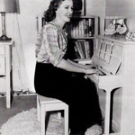 at home at Mary Frances' little piano