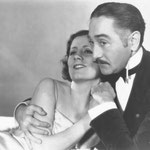 publicity for 'The Great Lover' with Adolphe Menjou