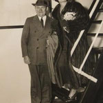 ca.1935 - travelling with Frank
