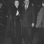 with Frank at the premiere of "The White Cliffs of Dover"