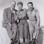 publicity for 'Over 21' with Charles Coburn and Alexander Knox