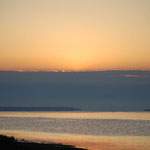 風連湖の夕日