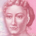Porträt auf der 500-DM-Banknote