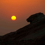 Sonnenuntergang am persischen Golf