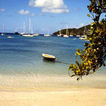 Mitsegeln Karibik - Die Bucht vor Porth Elizabeth auf Bequia (St. Vincent and the Grenadines)