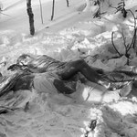 Die Leichen von Krivonischenko und Doroshenko bei ihrer Entdeckung