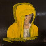 Nach dem Training (Training, 2024, Oil on Canvas, 100x100 cm)