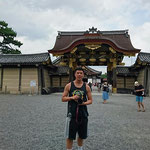 Nijo Castle, chinese-style gate,  called not a "tomon", a "karamon"