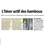 « Trois femmes invitées d'honneur », Bambouseraie, Midi-Libre - january 2016