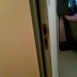 cadre de porte fracturé