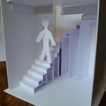 maquette projet escalier meuble