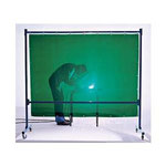 Welding protection curtain