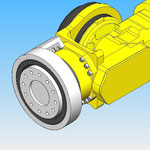 joint tournant axe 6 hdpr pour robot fanuc