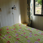 Chambre avec lit double.