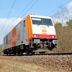 Am späten Nachmittag fuhr hvle 285 102 Richtungen Wiesenburgen – km 67,0 am 01.04.2011  