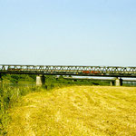 Die Elbebrücke wurde 1970 fertig gestellt