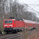143 947-0 mit RE7 nach Dessau - km 68,4 am 27.01.2009
