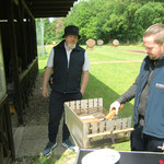 Grillen im Sonnenschein