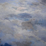 Sky over Berlin by Ji Xu 200x220 cm acrylic on canvas  sold