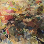 Garten des Glücks Nr.II  by Ji Xu 94x130 x 5cm acrylic on canvas 8.800,00€