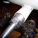 Motoraufhängung für Twin Motor mittels 2 gedrehten Konusstücken.