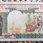 Camerun 10000 francos 1978 anverso