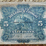 Congo belga 5 francos 1947 pk.13Ad reverso