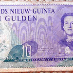 Nueva Guinea holandesa 10 gulden 1954 anverso