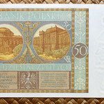 Polonia 50 zlotych 1929 reverso