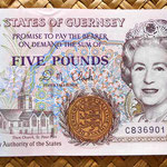 Isla de Guernsey 5 pounds 1996 anverso