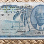 Malawi 50 tambala 1975 anverso