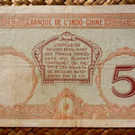 Nueva Caledonia 5 francos 1926 pk. 36b reverso