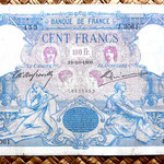 Francia 100 francos Bleu et Rose 1900 anverso