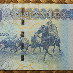 Libia 10 dinares 2015 pk.82 reverso