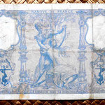 Francia 100 francos Bleu et Rose 1900 reverso