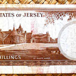 Isla de Jersey 10 shillings 1963 reverso