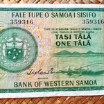 Western Samoa 1 tala 1967 anverso