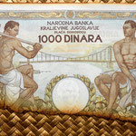 Yugoslavia 1000 dinares 1935 reverso