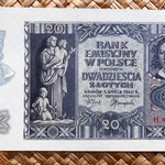 Polonia 20 zlotych 1940 anverso