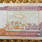 Jamaica 500 dollar 2008 reverso