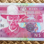 Namibia 100 dólares 1999 anverso