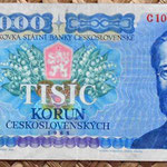 Checoslovaquia 1000 korun 1985 anverso