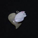 Pendentif nace de troca chat coeur