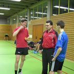Trainer Wilfried immer offen für Gespräche und gibt viele hilfreiche Tipps