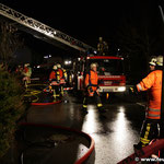 Blick auf die Einsatzstelle