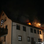 Blick auf das Einsatzobjekt