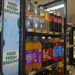 fizzy drinks at a small supermarket