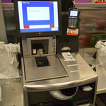 Self service machines at Kmart