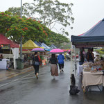 Nerang markets, rainy day so not busy